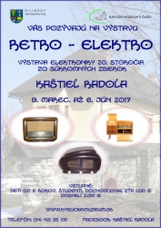Výstava Retro - elektro v Kaštieli Radoľa - Radolľa - 2017