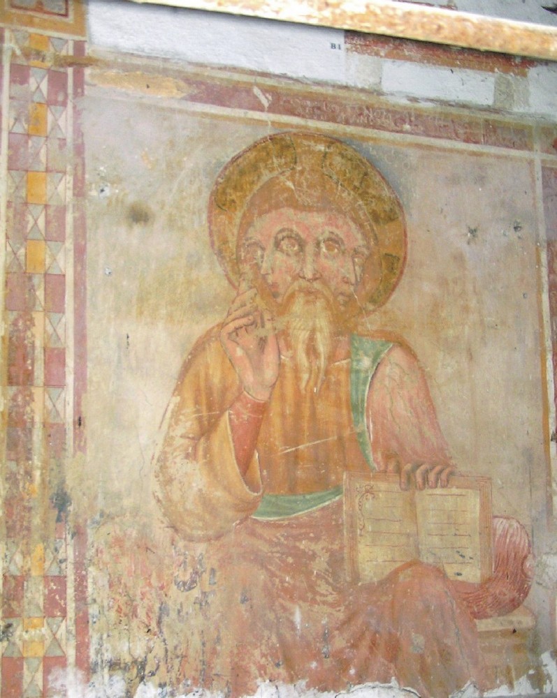 RÁKOŠ - Rímskokat. kostol, neskororománsky z 2. pol. 13. stor. s unikátnou maľbou Trojjediného Boha