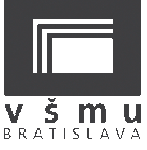 Vysoká škola múzických umení v Bratislave logo 