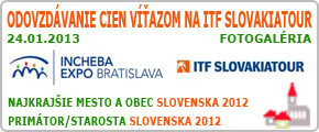 Odovzdávanie cien víťazom na ITF SLOVAKIATOUR 2013
