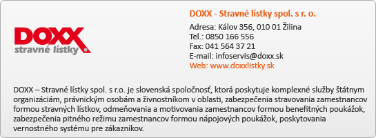 DOXX - Stravné lístky spol. s.r.o.