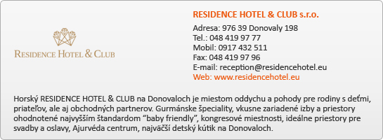 RESIDENCE HOTEL & CLUB s.r.o.