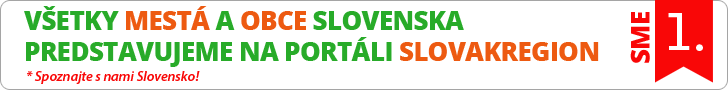 Všetky mestá a obce Slovenska predstavujeme na portáli SLOVAKREGION